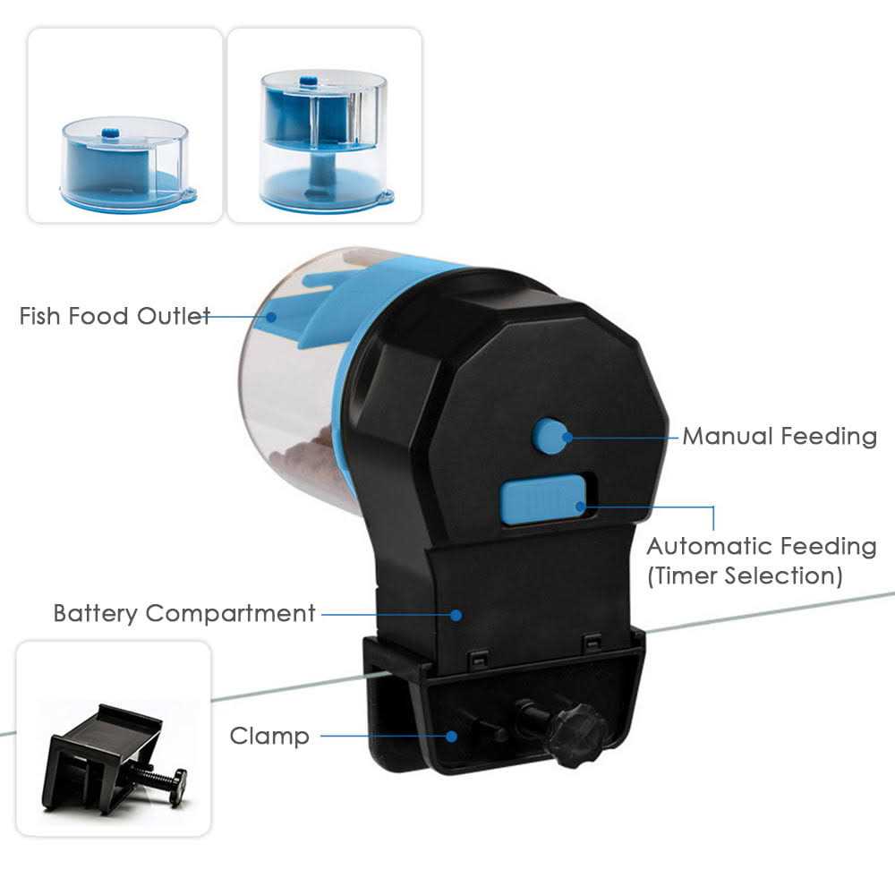 Automatic Fish Feeder with Timer S44013