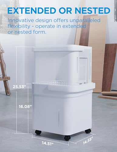 50 Pint Dehumidifier with Built-in Pump, White L3647