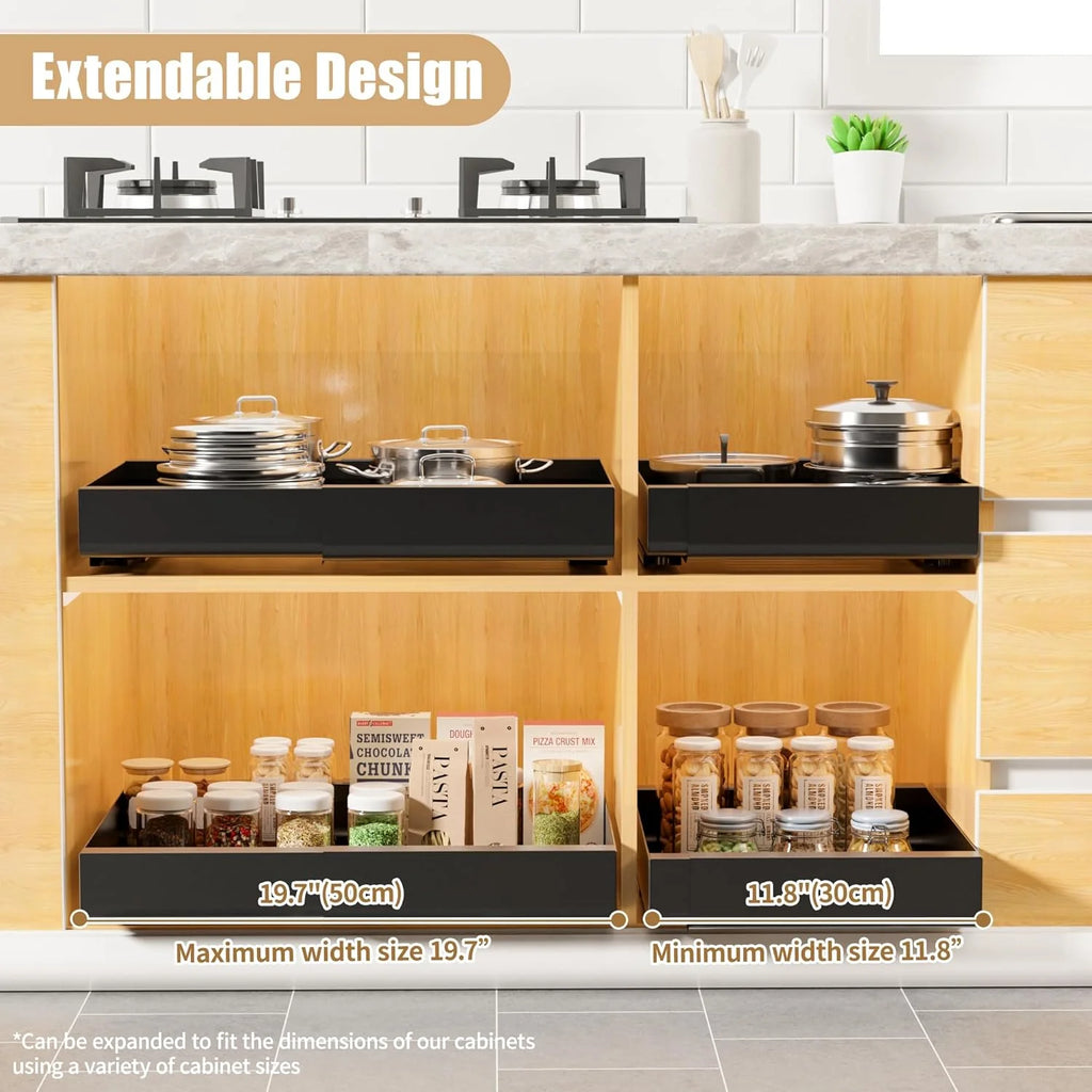 Width Expandable Heavy Duty Slide Out Drawers D783869
