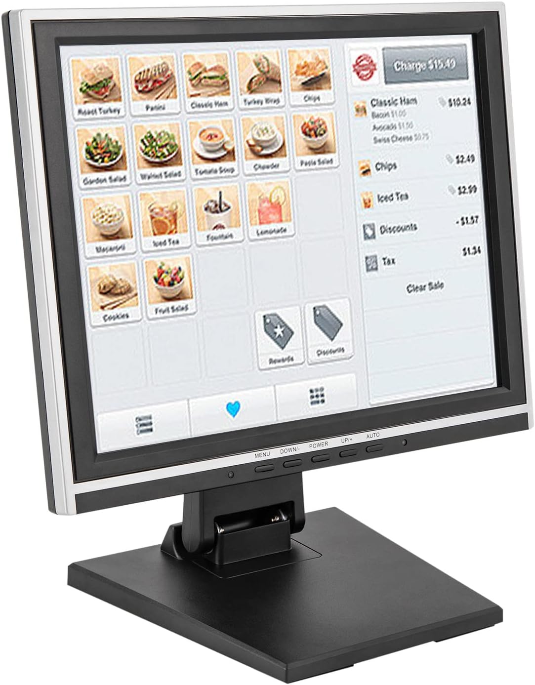 15" LCD Touch Screen Monitor with Adjustable Multi-Touch USB Interface D953