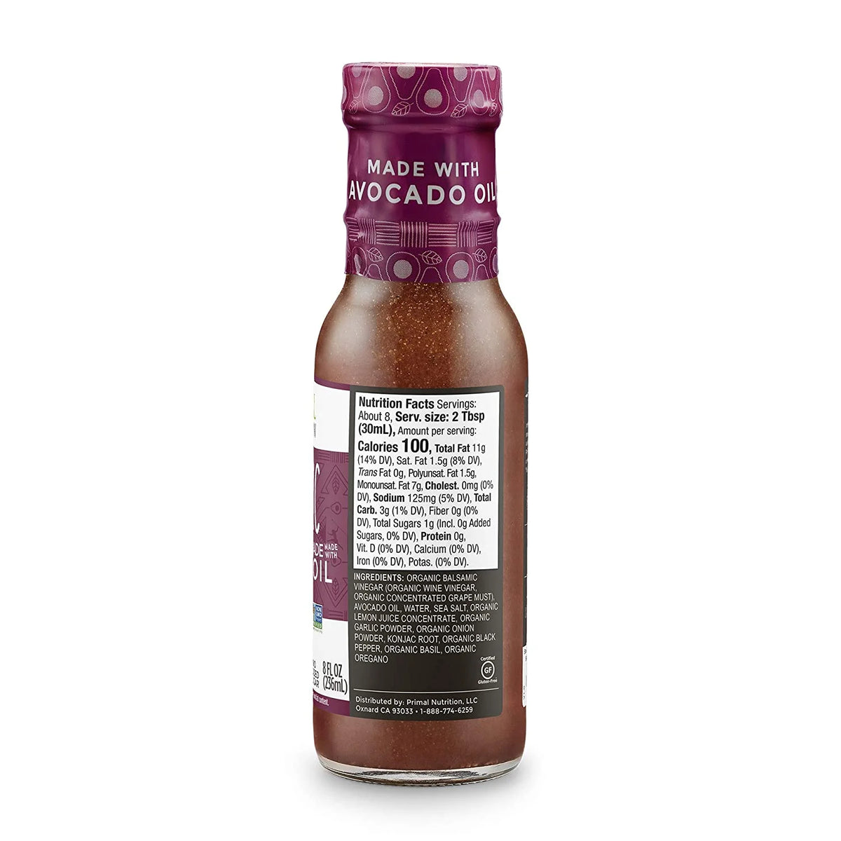 8 fl oz Pack of 2 Balsamic Dressing & Marinade with Avocado Oil J2109