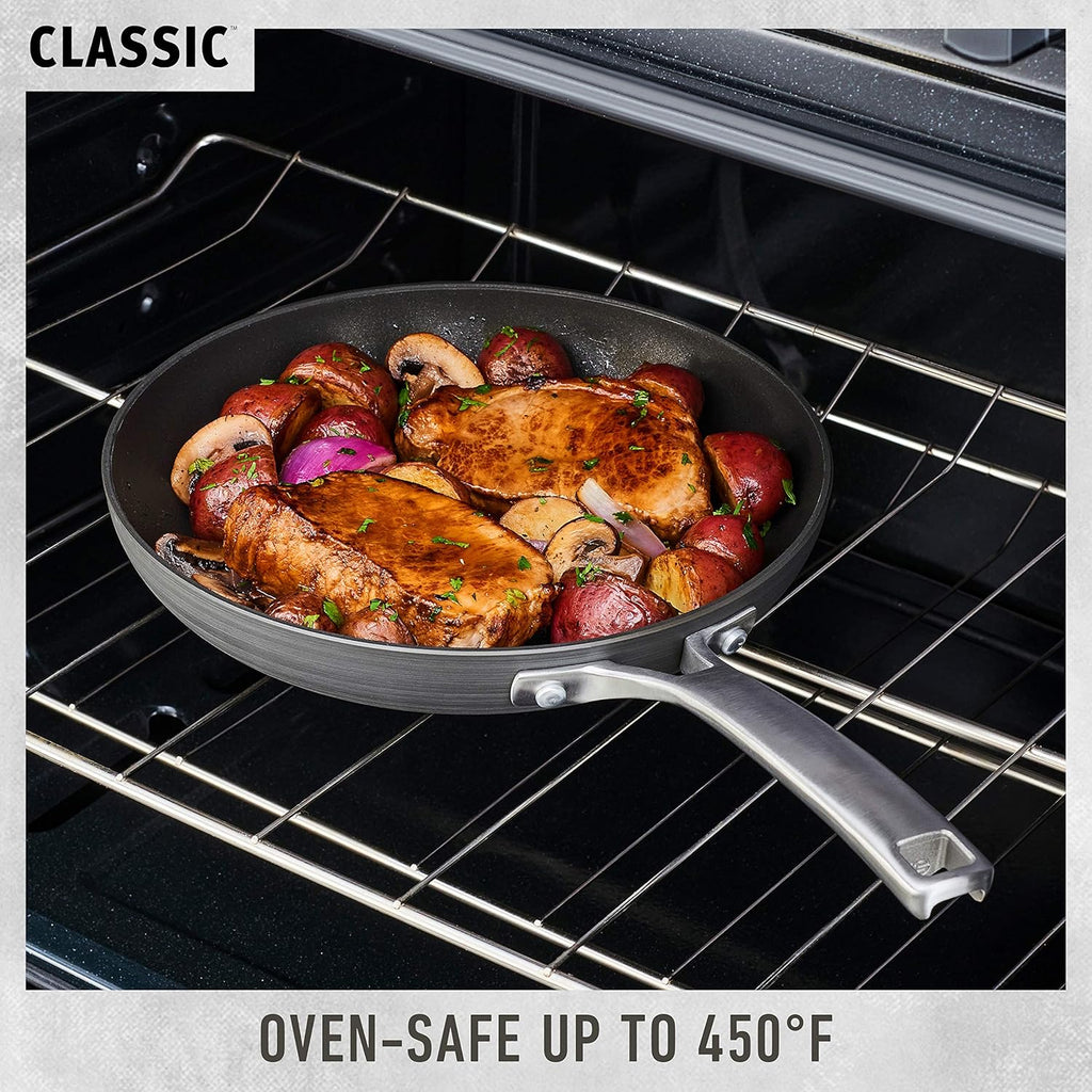 12-Inch Grey Nonstick All Purpose Pan with Cover K802