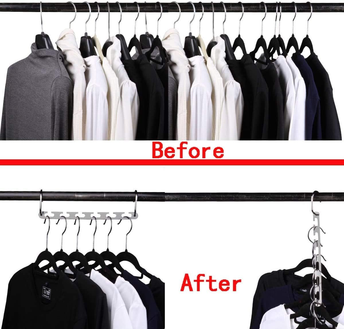 6Pc Metal Cascading Hangers T39166