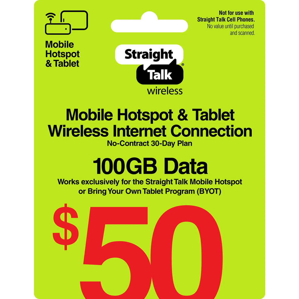 100GB Data 30-Day Prepaid Plan e-PIN Top Up U618