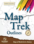 Map Trek: Outlines (Student Activities) X643553