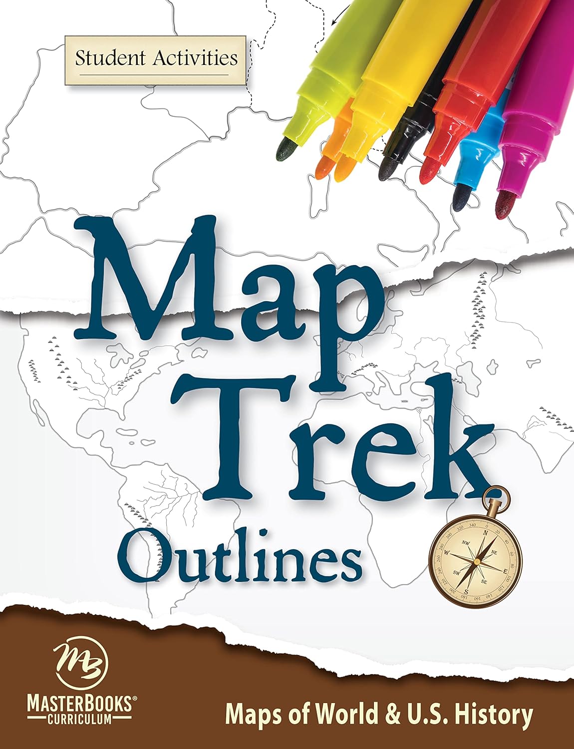 Map Trek: Outlines (Student Activities) X643553