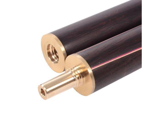Classic Handmade Rosewood 3/4 Piece Snooker Cue with Black Cue Case and Aluminum Telescope Extension I325