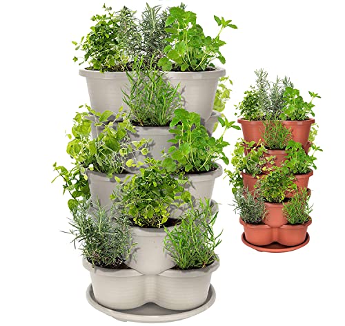 Terracotta 5-Tier Stackable Planter M52385