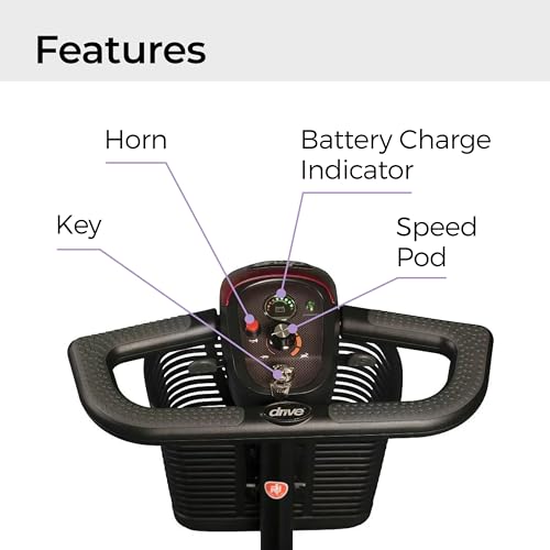 Compact Travel Power Scooter, 4 Wheel T535936