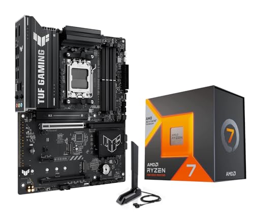 AMD Ryzen 7 7800X3D 8-Core 16-Thread Desktop Processor with ASUS ROG Strix B650E-F Gaming WiFi AM5 Gaming Motherboard Q58731