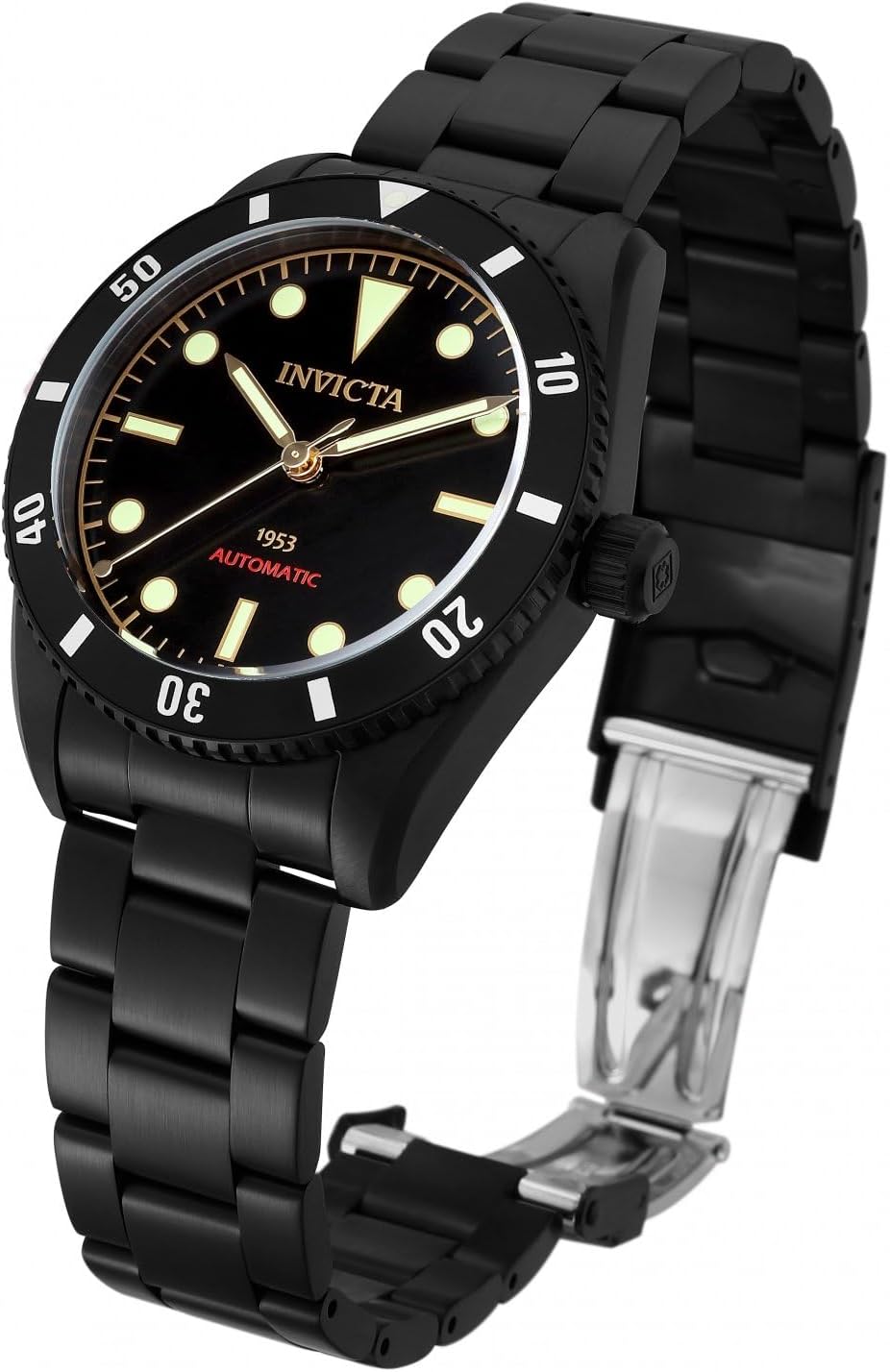 All Black Automatic Diver Watch Q72022