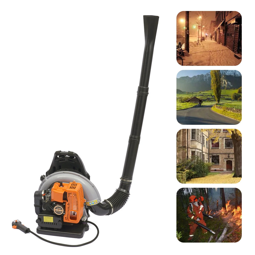 65CC 3.6HP 2-Cycle Gas Powered Backpack Leaf Blower Y73519