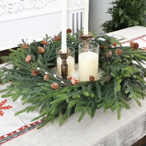 26 Inch Pine Wreath C582771