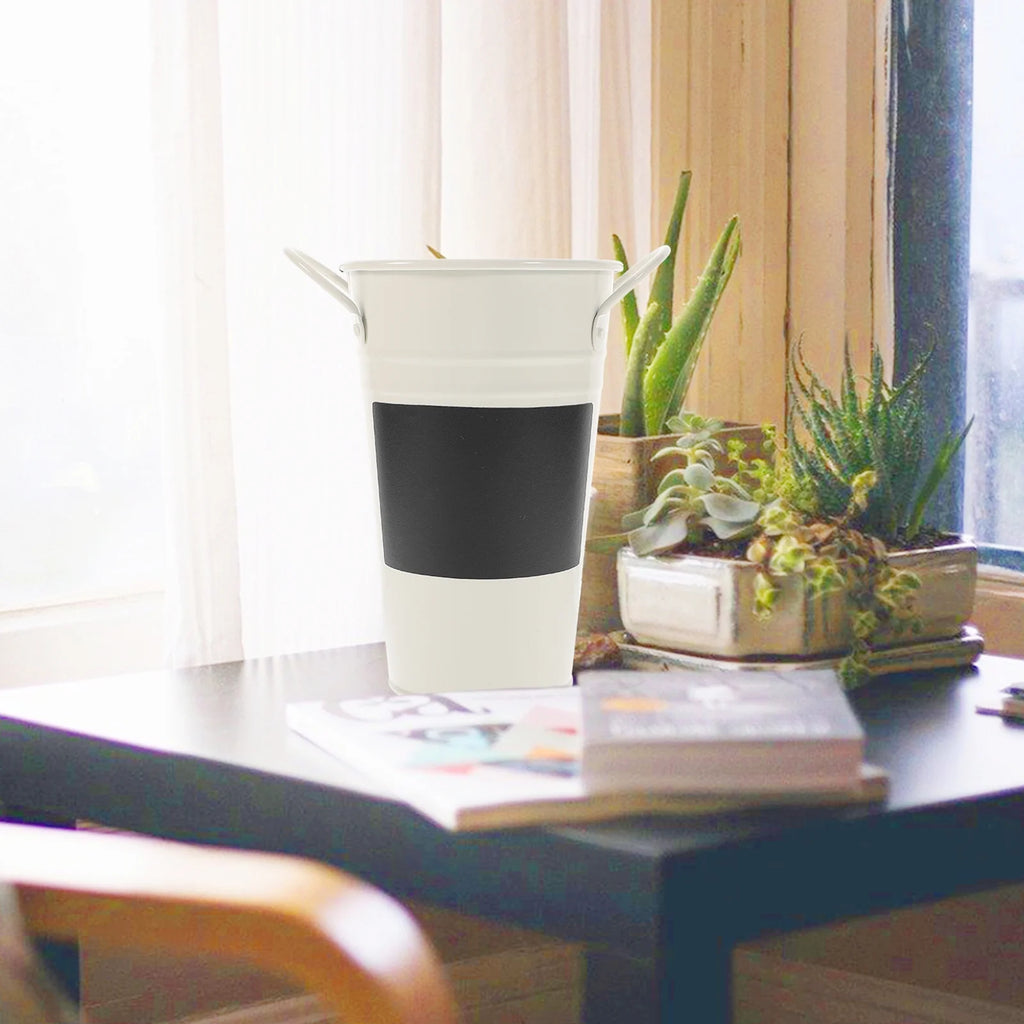 Tin Bucket Flower Pot Succulent Container V92130
