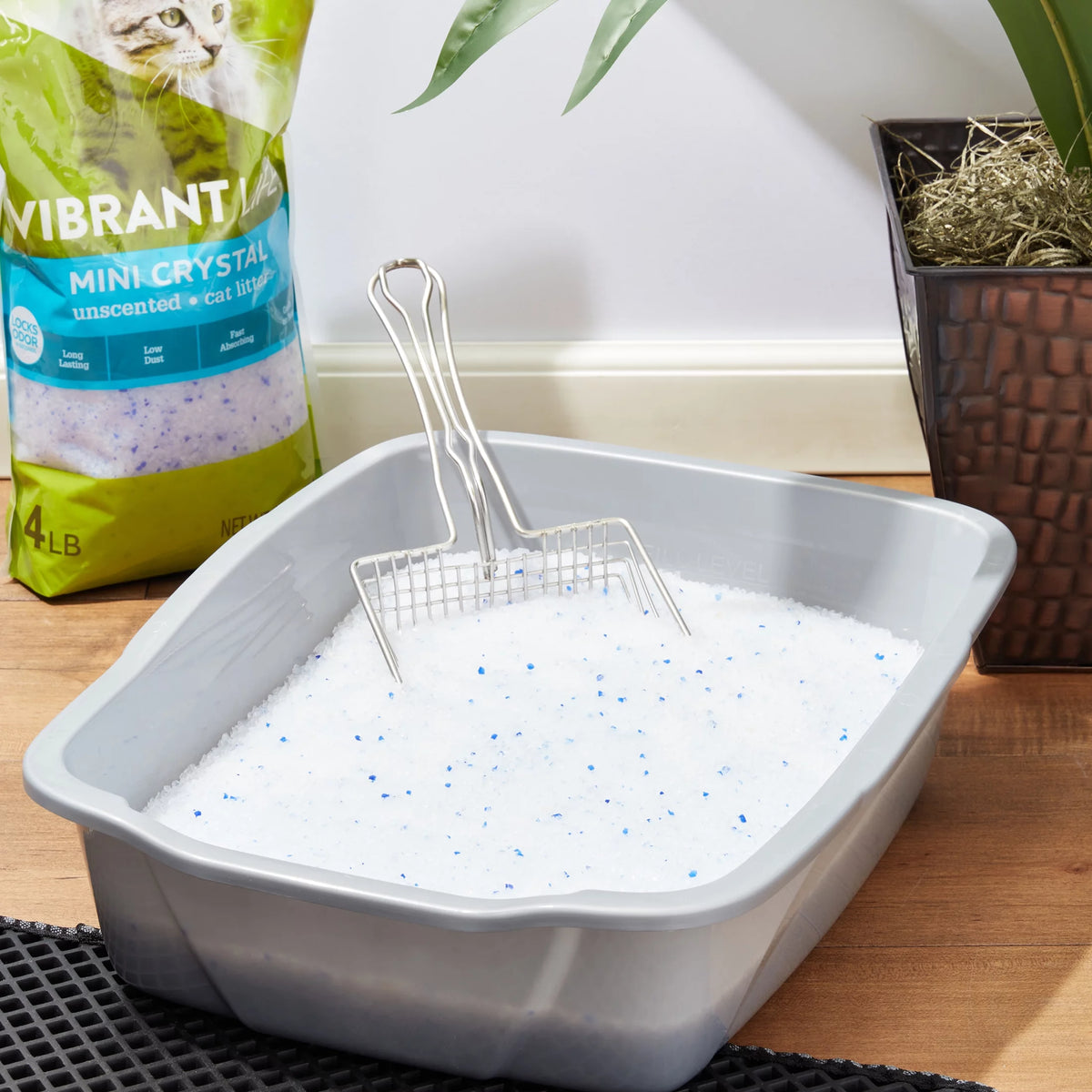 Mini Crystal Unscented Cat Litter, 4 lb A405871