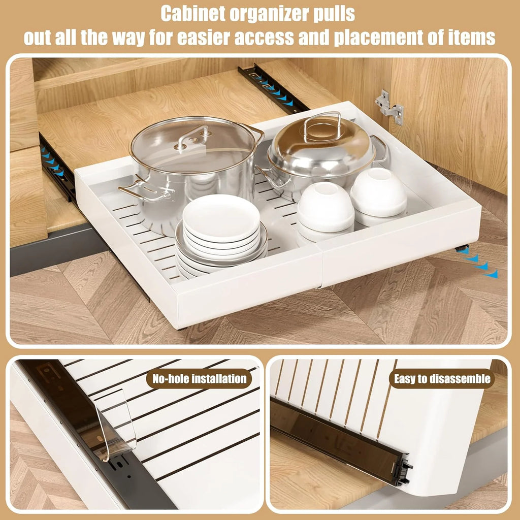 Width Expandable Heavy Duty Slide Out Drawers D783869