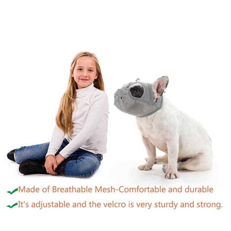 Adjustable Breathable Mesh Dog Muzzle C8345