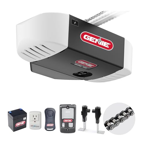Garage Door Opener with Battery Backup, Black B528493