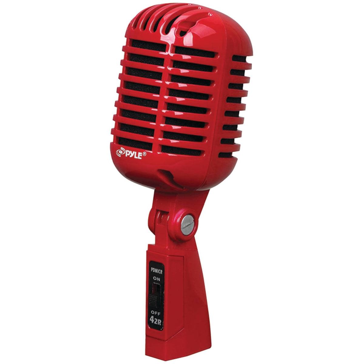 Classic Retro-Style Dynamic Vocal Microphone (Red) X1760
