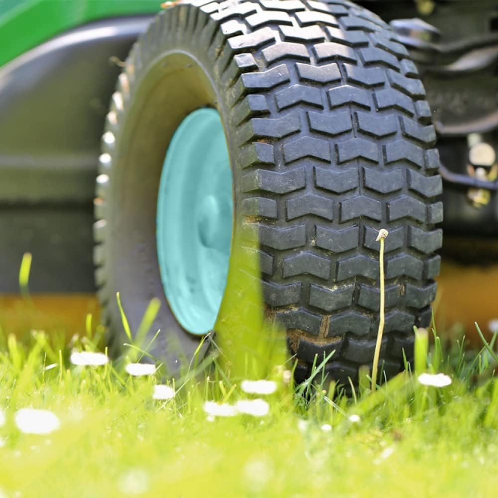 13x5.00-6 Flat Free Lawn Mower Tire and Wheel with 3/4 & 5/8 Bearing, 3” Hub F398149