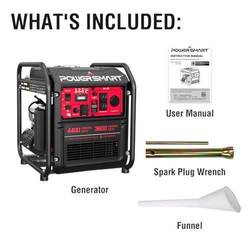 4400-Watt Portable Generator with Inverter Technology, Gas Powered L7881