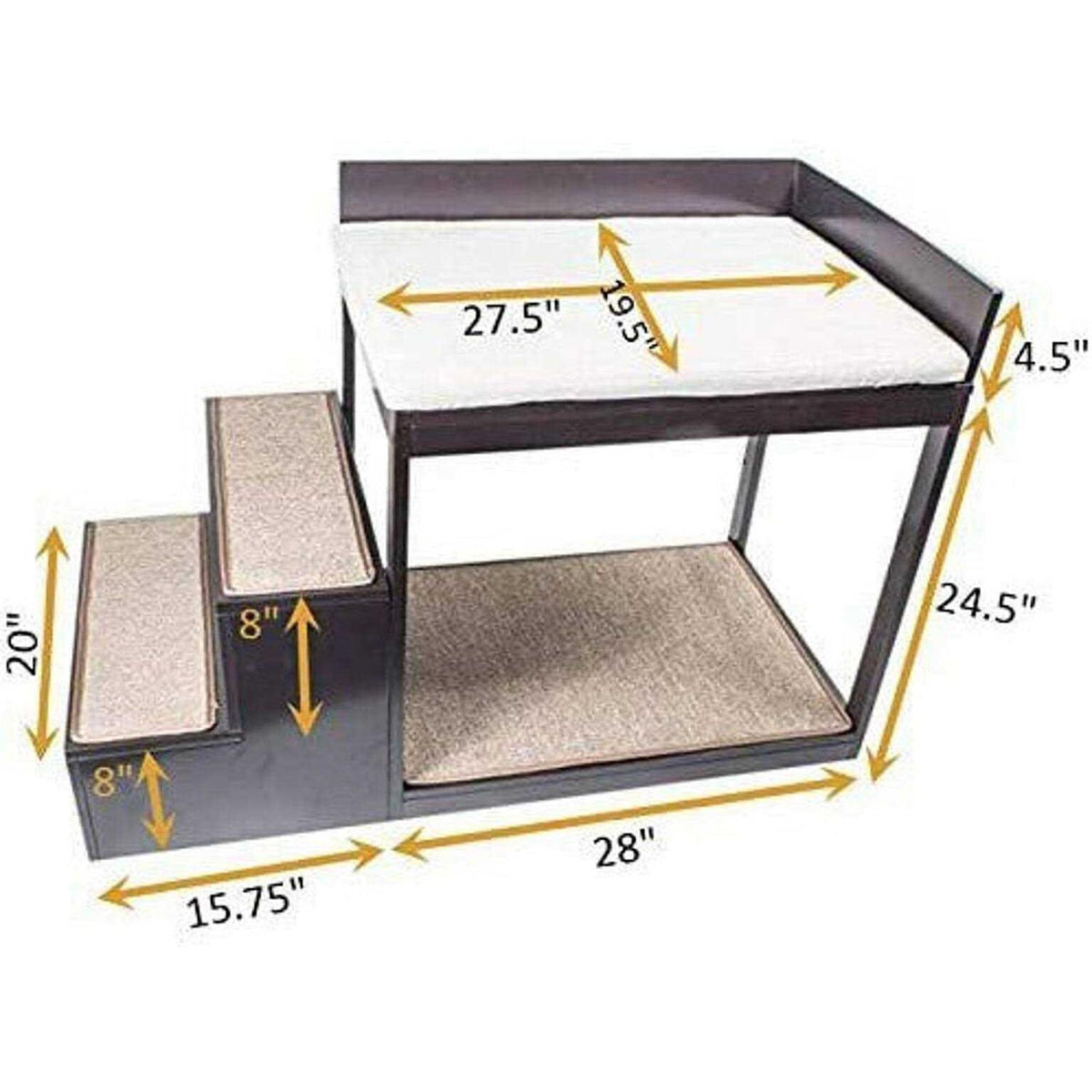 Multi-Level Bed & Step System for Dogs Cats Y52542
