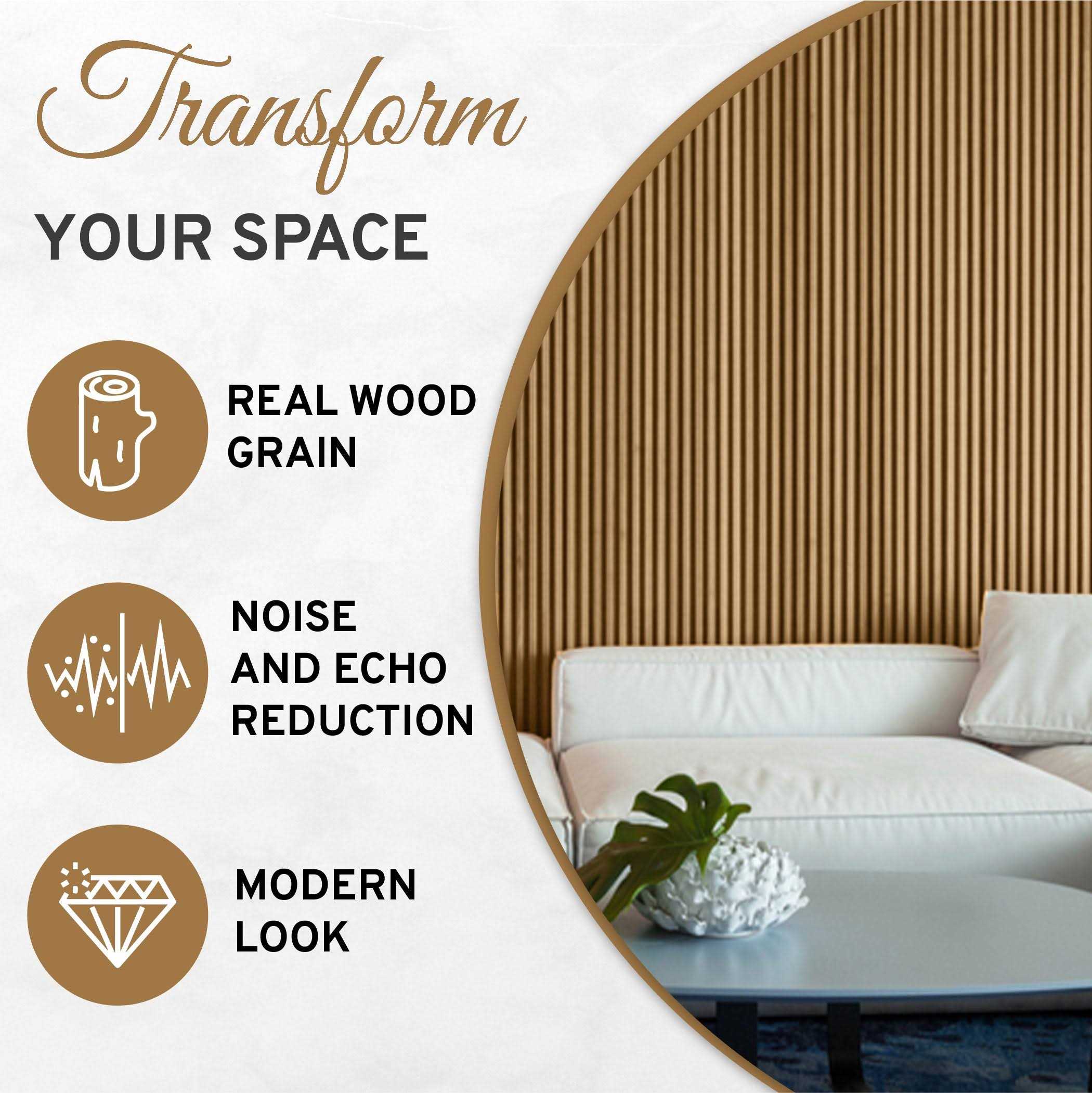 Acoustic Wood Wall Panels M878