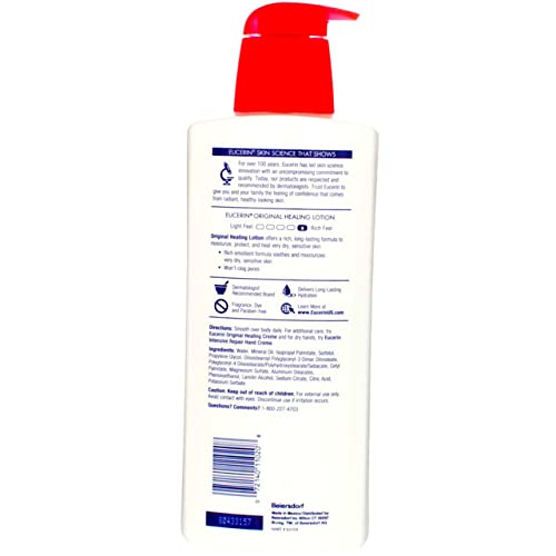 Fragrance Free Rich Lotion for Extremely Dry Skin, 8.4 fl. oz. Bottle (Pack of 3) B116374