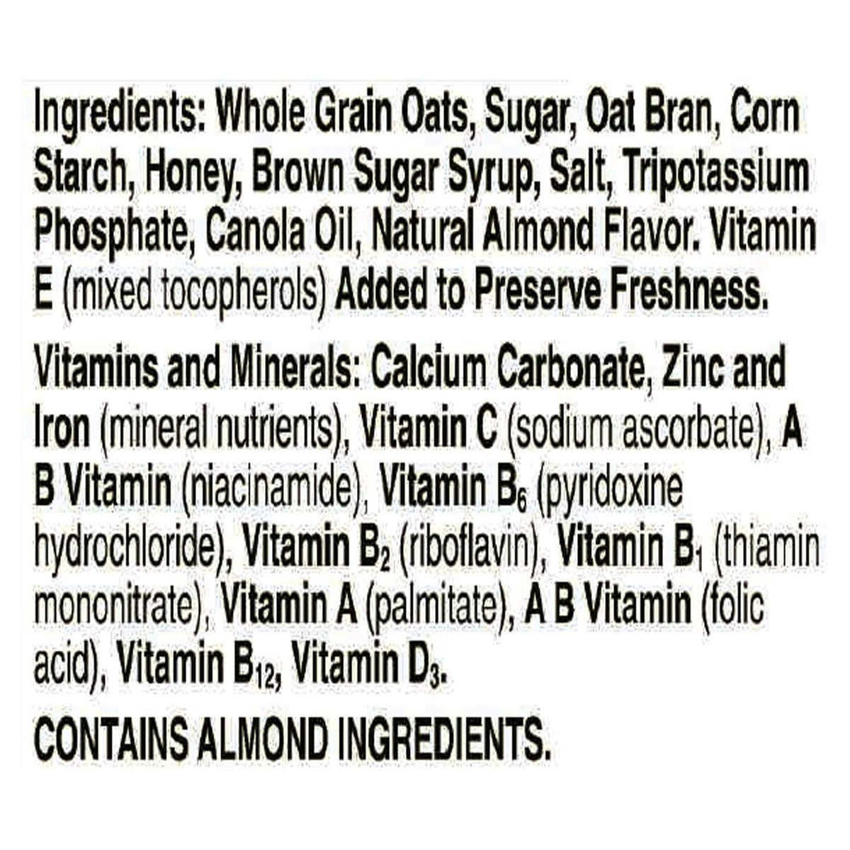 2 Oz 60 Count Gluten Free Whole Grain Oats Cereal H9270