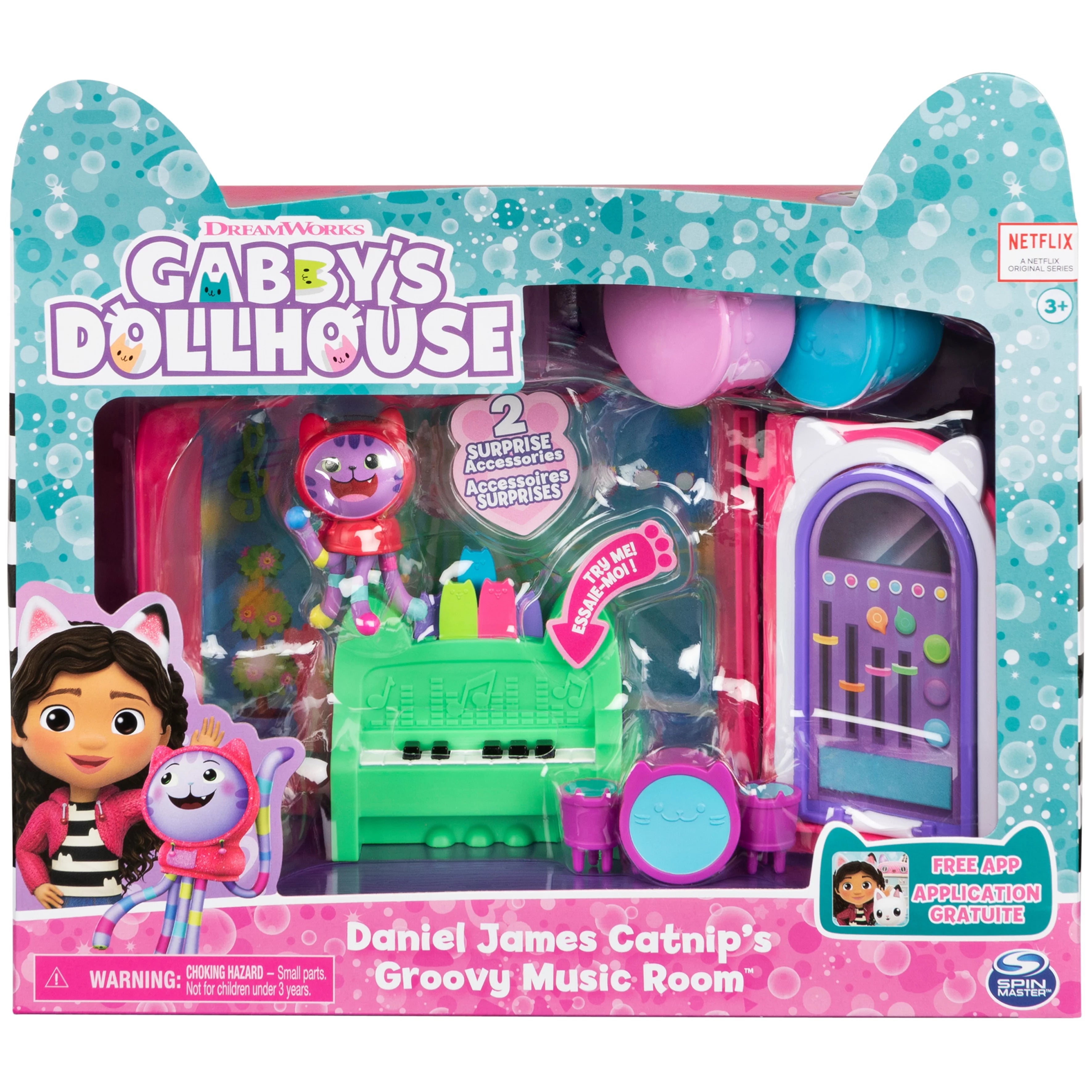 Groovy Music Room Playset with Catnip Figure C57067