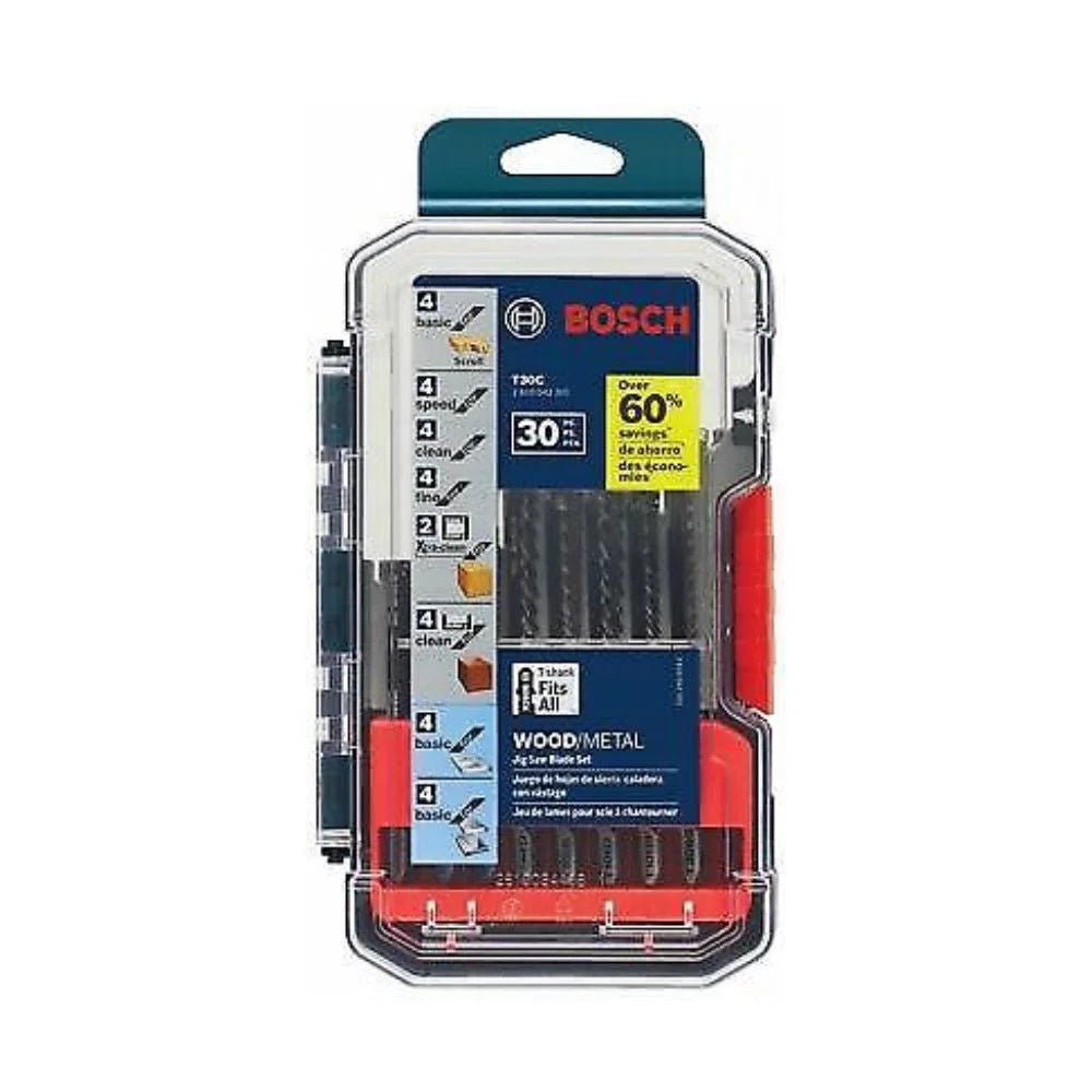 30-Piece T-Shank Jig Saw Blade Set K12524