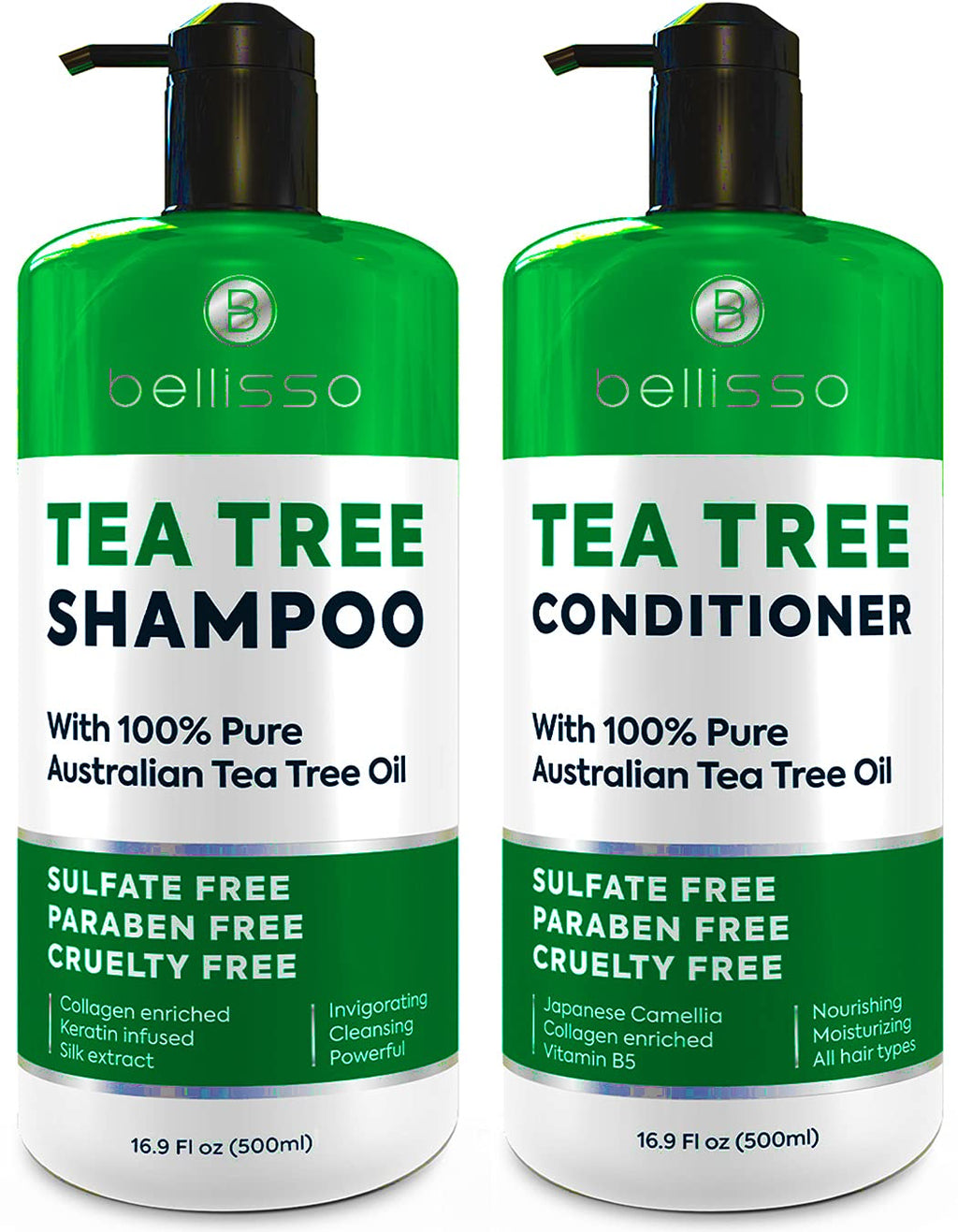 Tea Tree Oil Shampoo and Conditioner Set T7901
