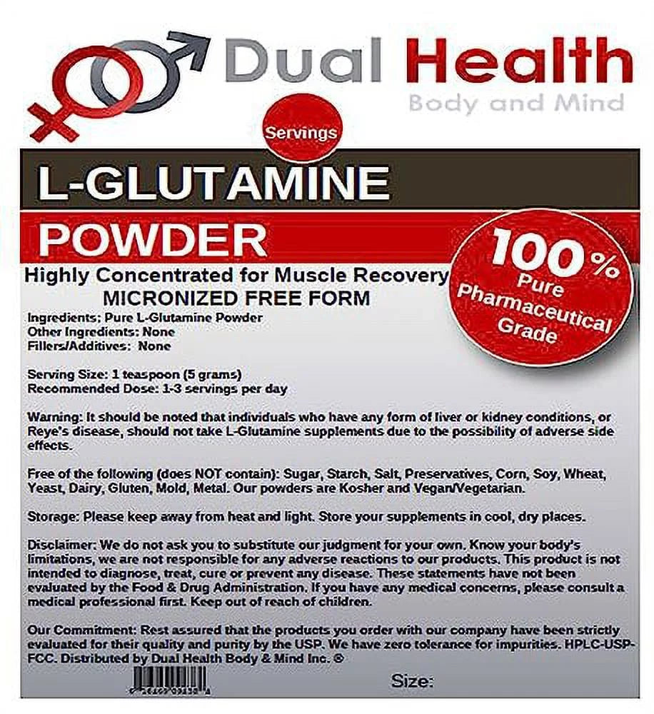L-Glutamine Pure Powder 2 lbs E3871