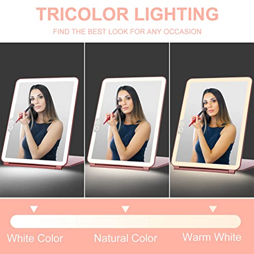 Foldable Double Sided Tabletop Mirror 10 X and 1X Q45388