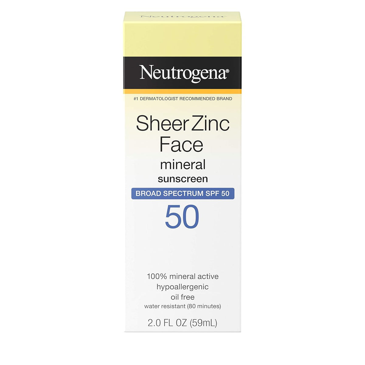 2 fl. oz Mineral Face Sunscreen SPF 50 H435