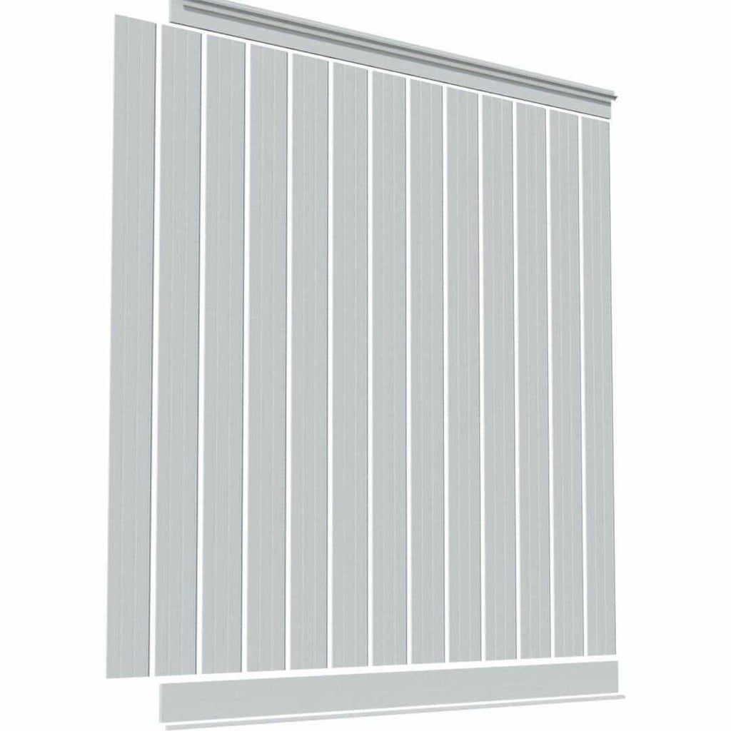 8′ Length PVC Wainscoting Kit E6434