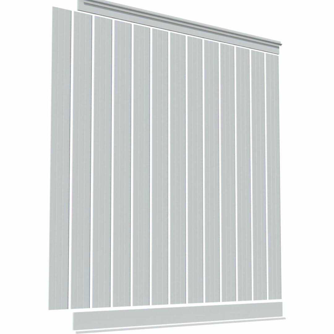 8′ Length PVC Wainscoting Kit E6434
