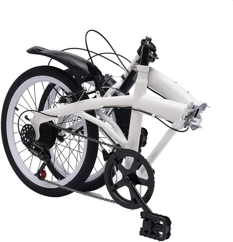 20" 7 Speed Folding Bike Carbon Steel K354347