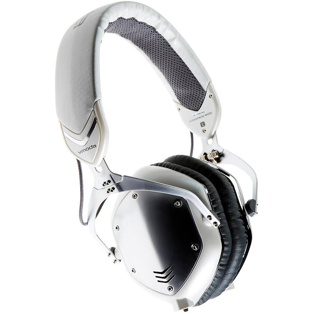 White Silver Over-Ear Headphones M7883