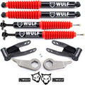1-3" Front 1.5-2" Rear Adj Leveling Lift Kit with Extended Shocks for Ford Ranger 4X4 with Torsion Bar Suspension X24627