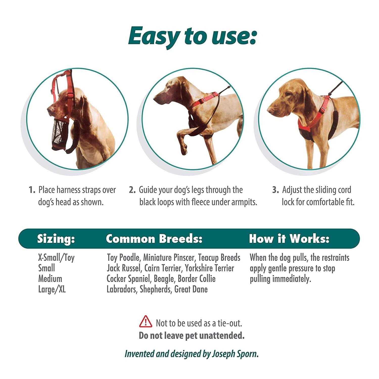 Nylon Mesh Non-Pulling Dog Harness V2338