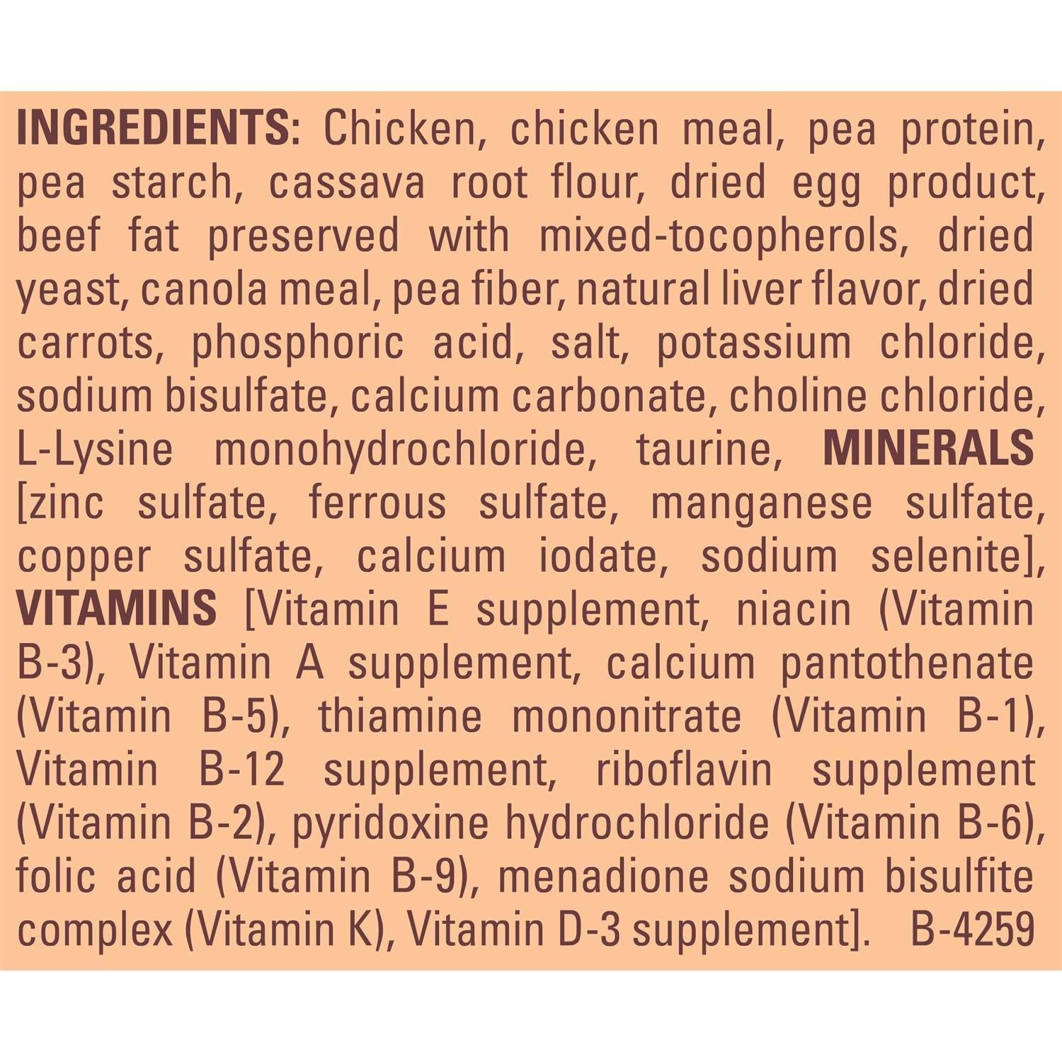 Grain Free White Meat Chicken & Egg Recipe Dry Cat Food D749