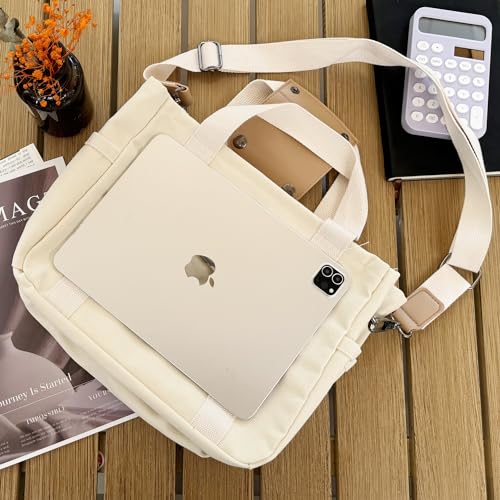 Canvas Tote Bag with Multiple Pockets G784581