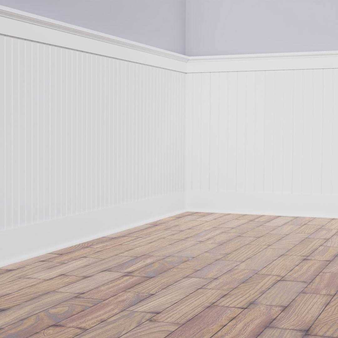 8′ Length PVC Wainscoting Kit E6434