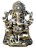 6.25" Multicolor Antique Finish Ganesh Statue D4121