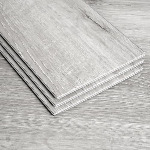 Brown or Grey 5mm Vinyl Flooring Planks, 14 Planks per Box I56752
