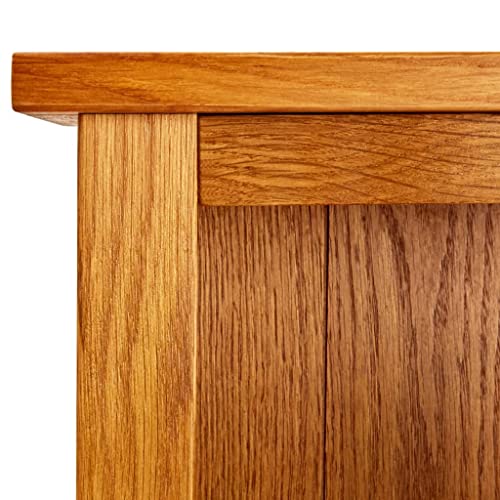 3-Tier Solid Oak Wood Bookcase A893117