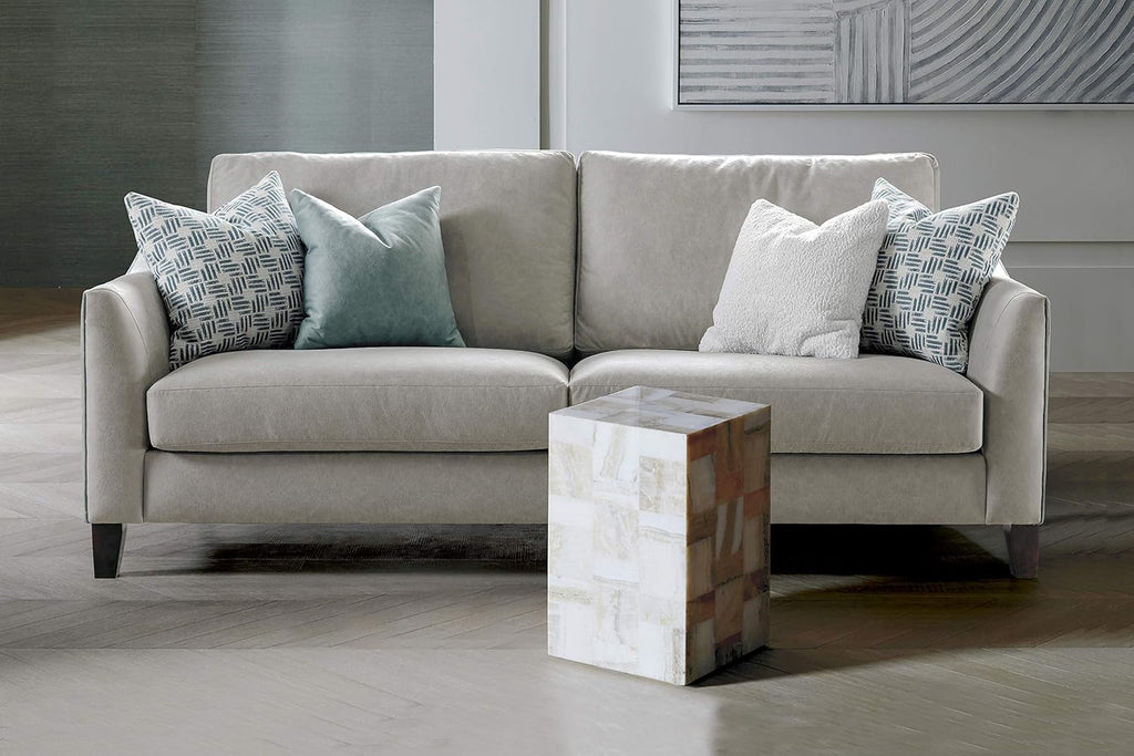Grey Curved Arm Sofa M1891