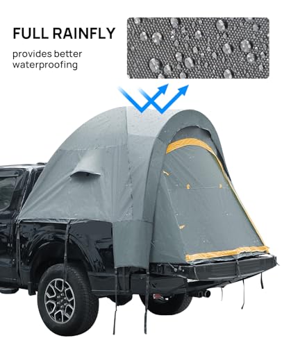 Green Waterproof Double Layer Pickup Truck Tent for 2 Person I1804