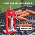 7 Lb/3 L 2 Speed Stainless Steel Vertical Sausage Stuffer E191524